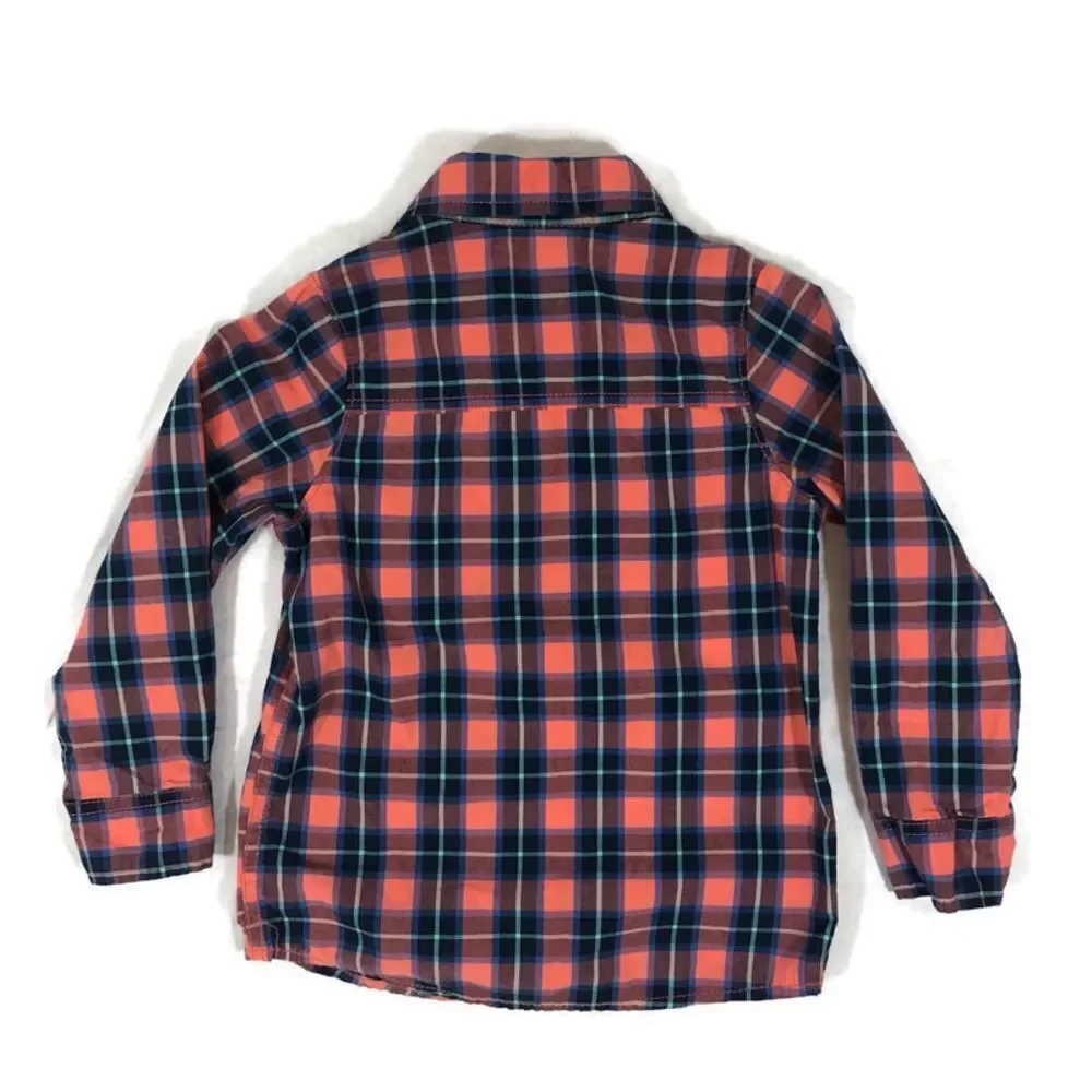 Lot of‎ 2 Boys Size 5 Button Up Shirts